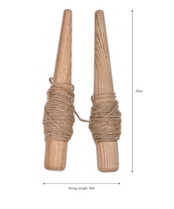 Wooden Garden Line with string