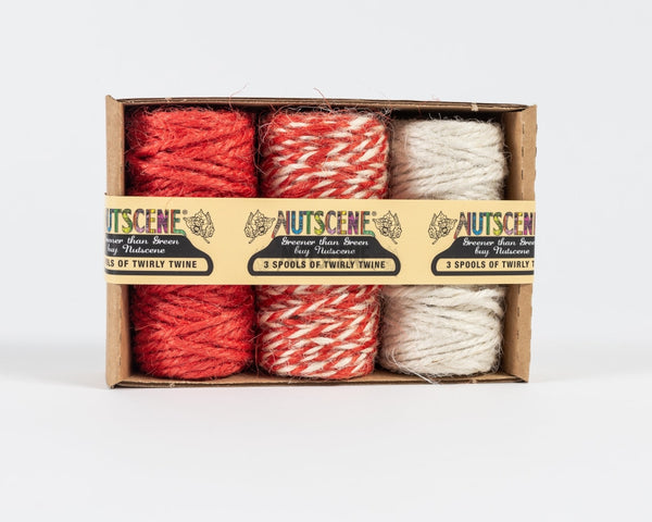 Jute Twine Red+White