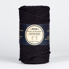 Macramé Cotton Cord Natural 100% Recycled -Nutscene Mac-Cramy Black