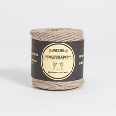 Macramé Cotton Twine- Nutscene Mac-Cramy®Twines In 100% Recycled 65M / Light Brown