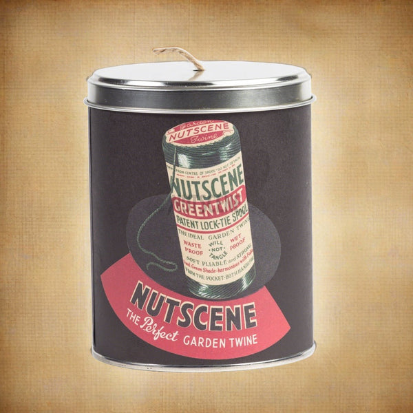 Nutscene® Green Twine in a Tin Retro Style