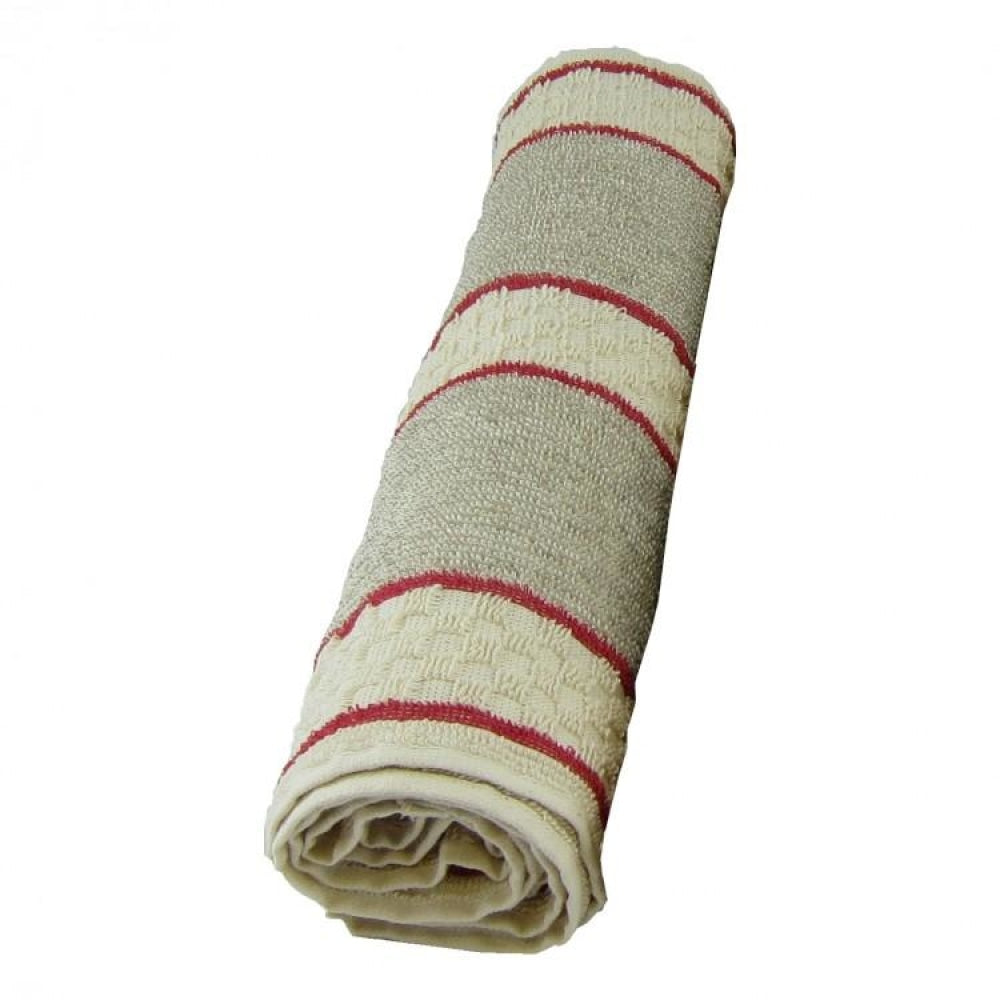 Range Oven Popper Towels Red Pinstripe