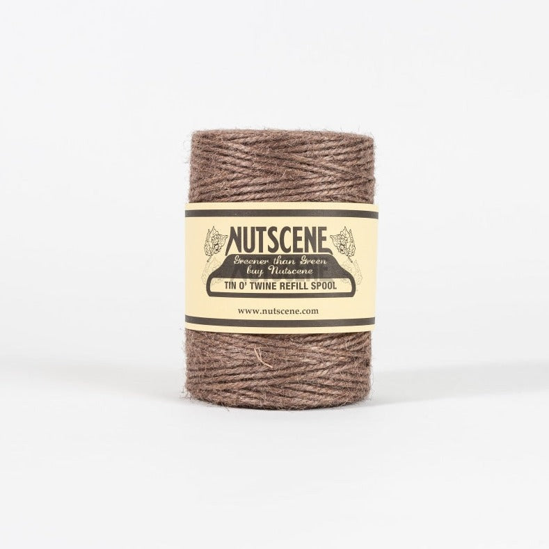 Replacement Twine For The Nutscene Tin O Pack Of 2 Spools Brown