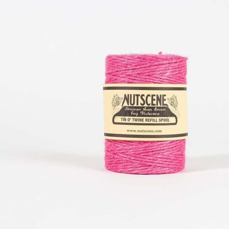 Replacement Twine For The Nutscene Tin O Pack Of 2 Spools Pink