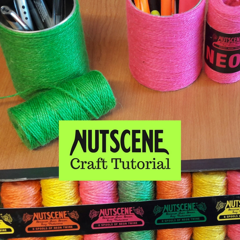 Nutscene 1922 presents "DIY Desk Tidy Twine Tutorial"