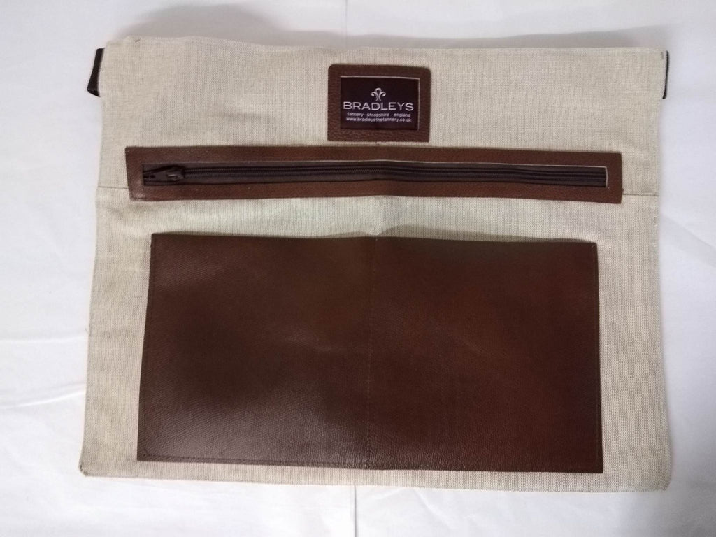 Linen & Leather Gardener's Apron