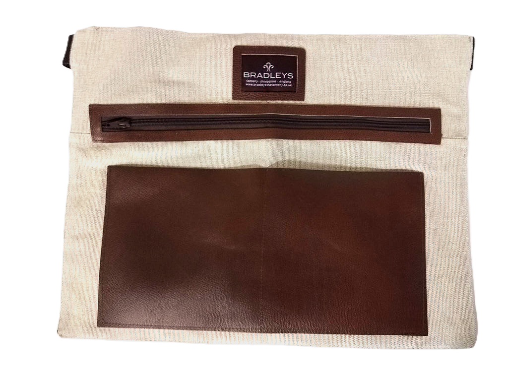 Linen & Leather Gardener's Apron