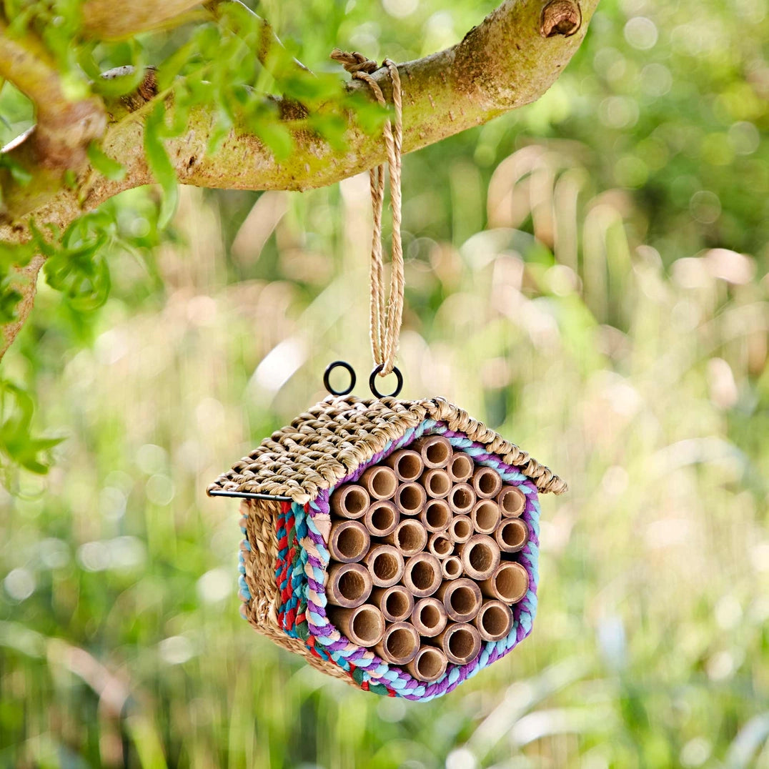 Hexagonal Recycled Cotton Insect & Bee Hotel