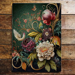Floral Display Flowers Colourful Metal Sign