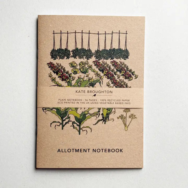 Allotment Notebook - Recycled & Eco-Friendly - A5