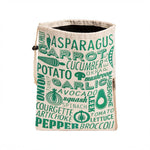 Porter Green and Natural Vegetable Bag