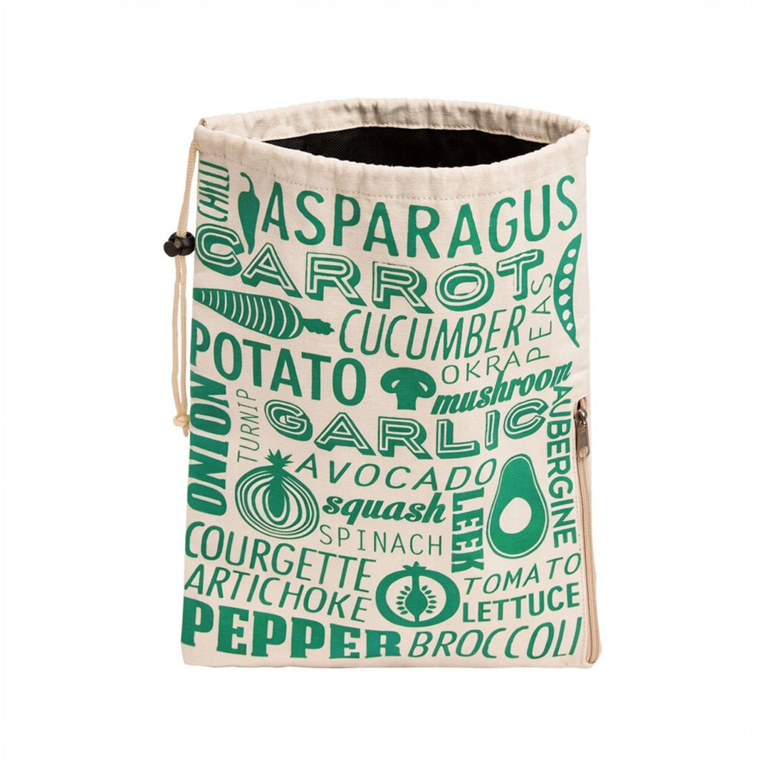 Porter Green and Natural Vegetable Bag
