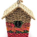 Munja And Reclaimed Sari Fabric Bird Nester Bird House