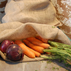 Hessians storage sacks ideal for potatoes , carrots