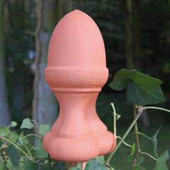 Red Clay Garden Finials for plant support made in the UK