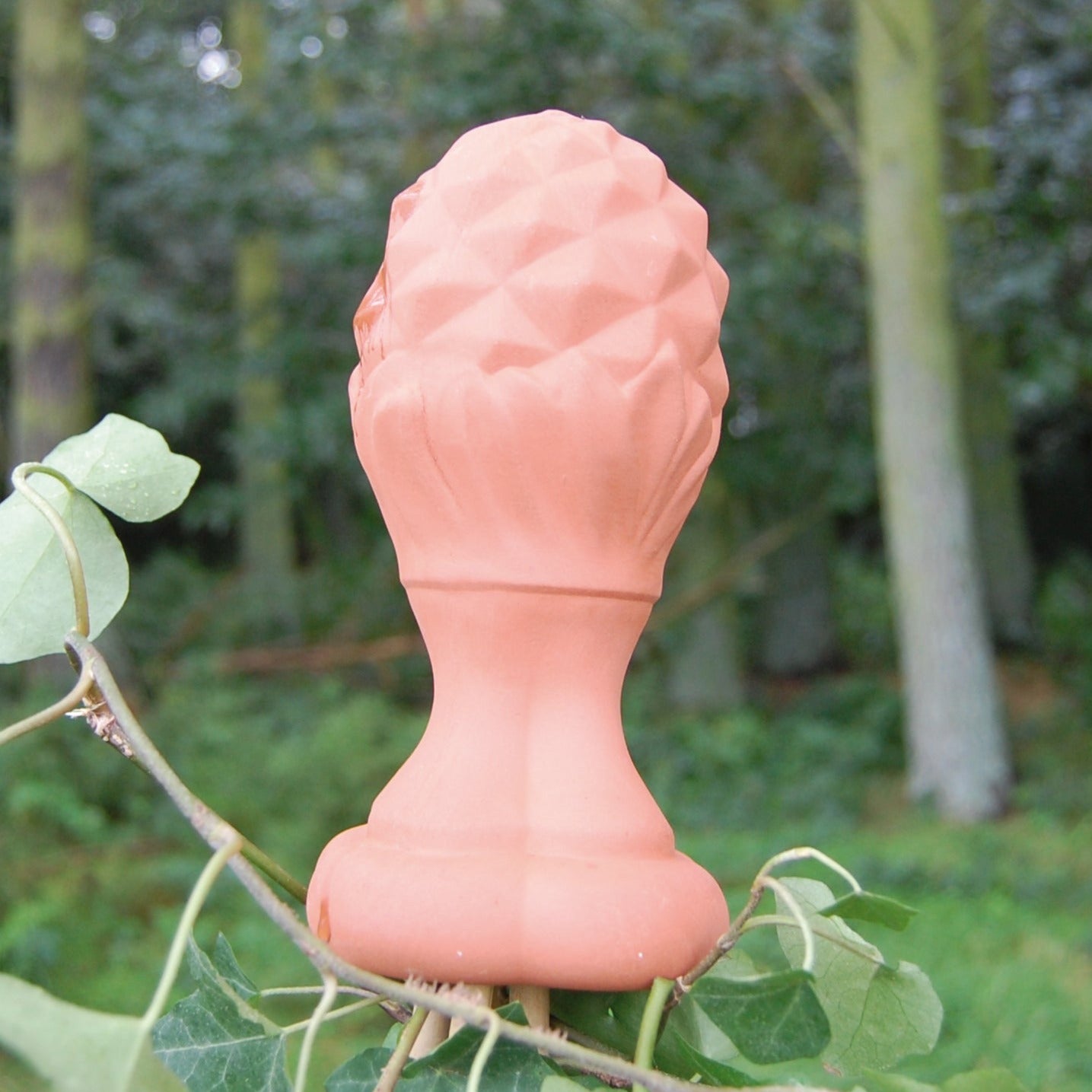 Terracotta Garden Finials - Medium