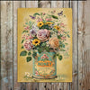 Vintage Floral Honey Can Kitchen Metal Sign