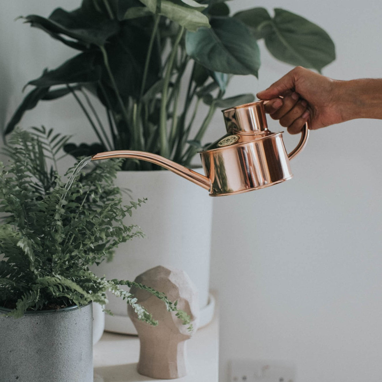 Haws Copper one pint indoor watering can - Nutscene