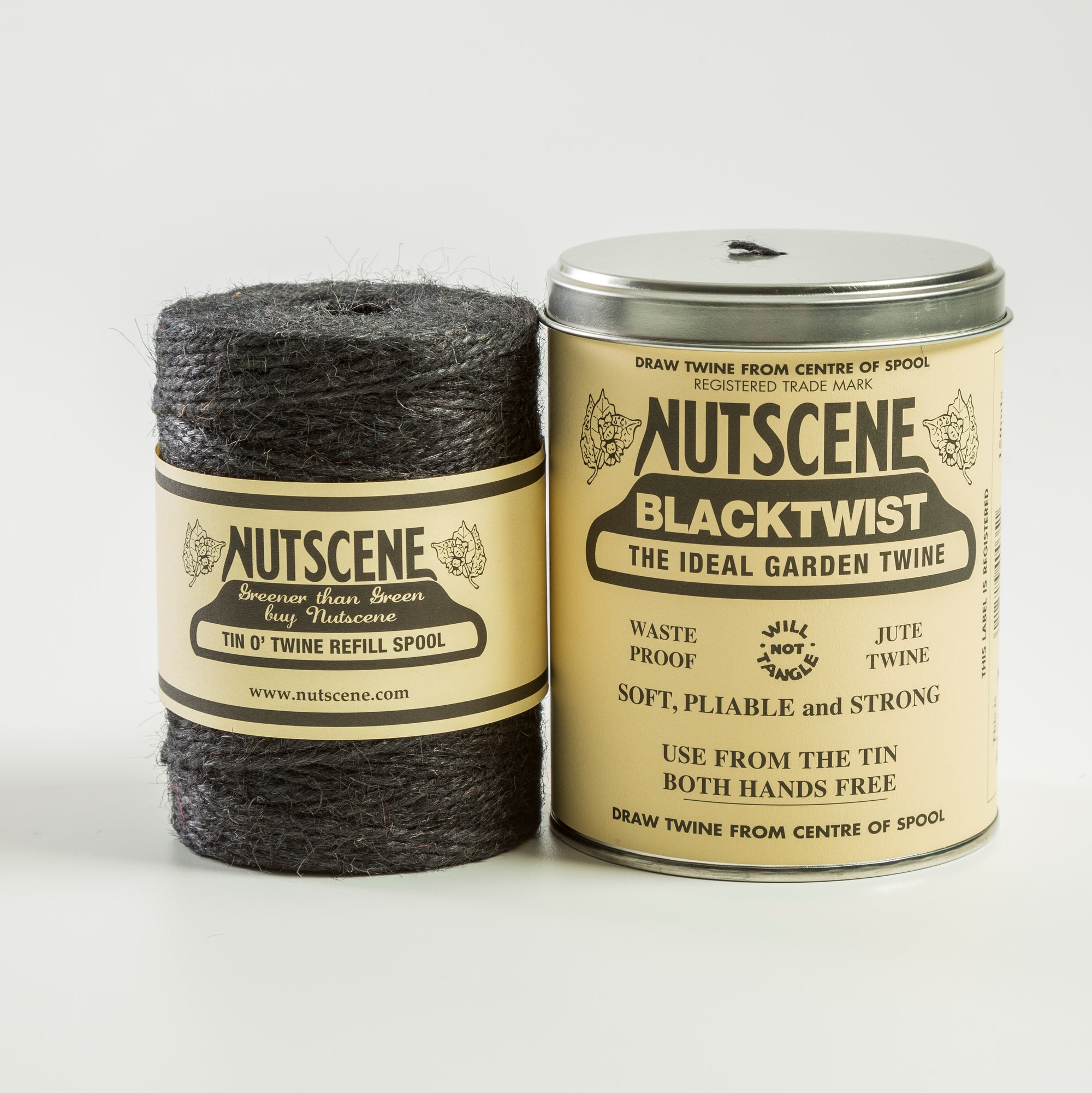 Iconic Tin of Nutscene Twine- String in a tin from the originators - Nutscene