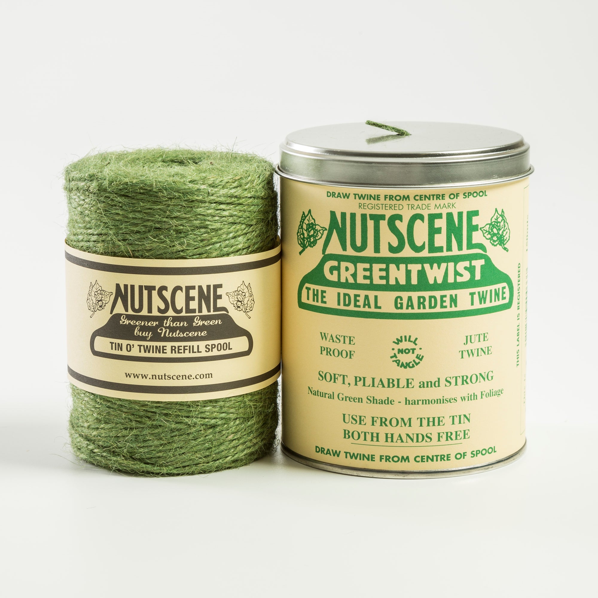 Iconic Tin of Nutscene Twine- String in a tin from the originators - Nutscene