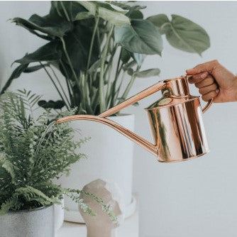 Haws copper watering can 2 pint from Nutscene