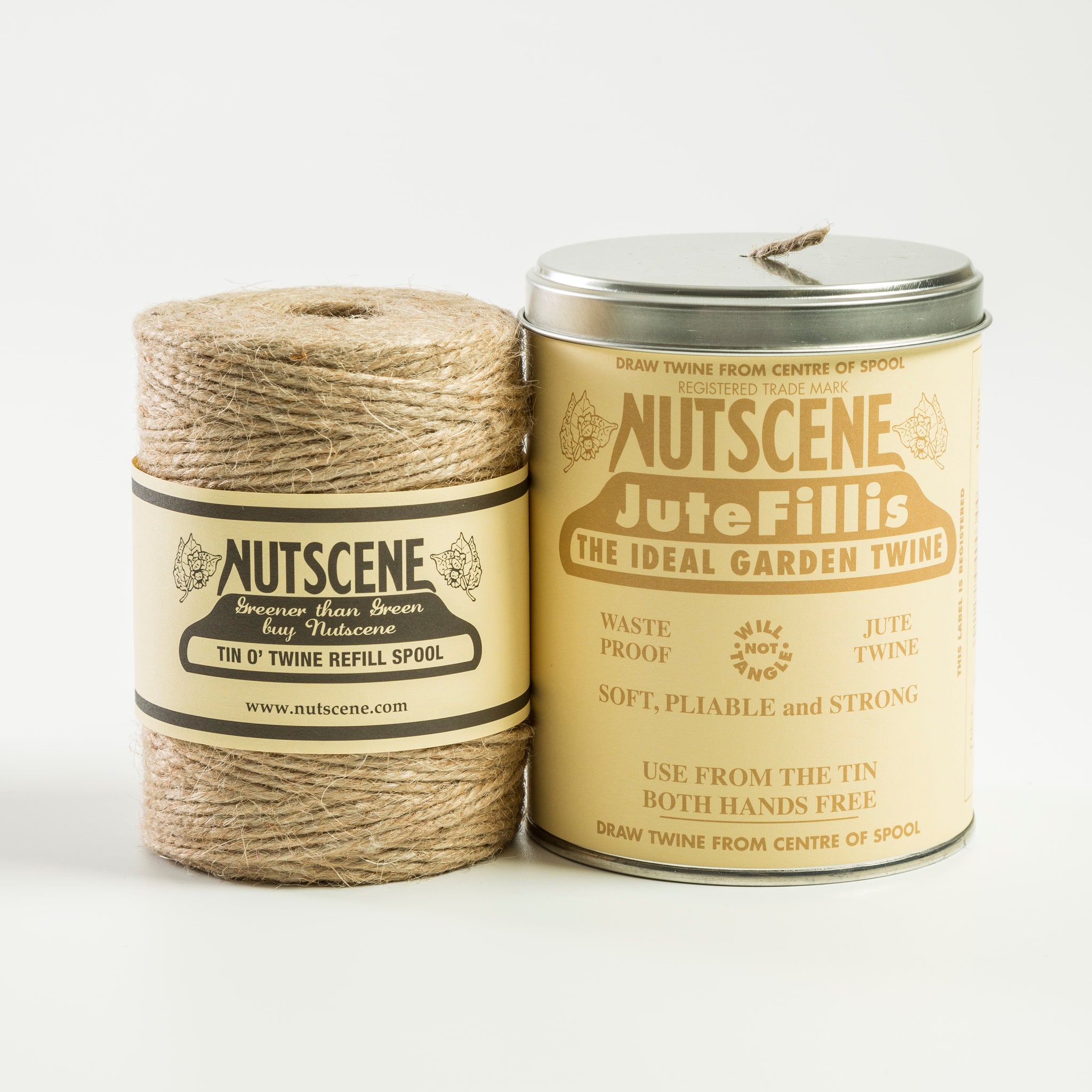 Iconic Tin of Nutscene Twine- String in a tin from the originators - Nutscene