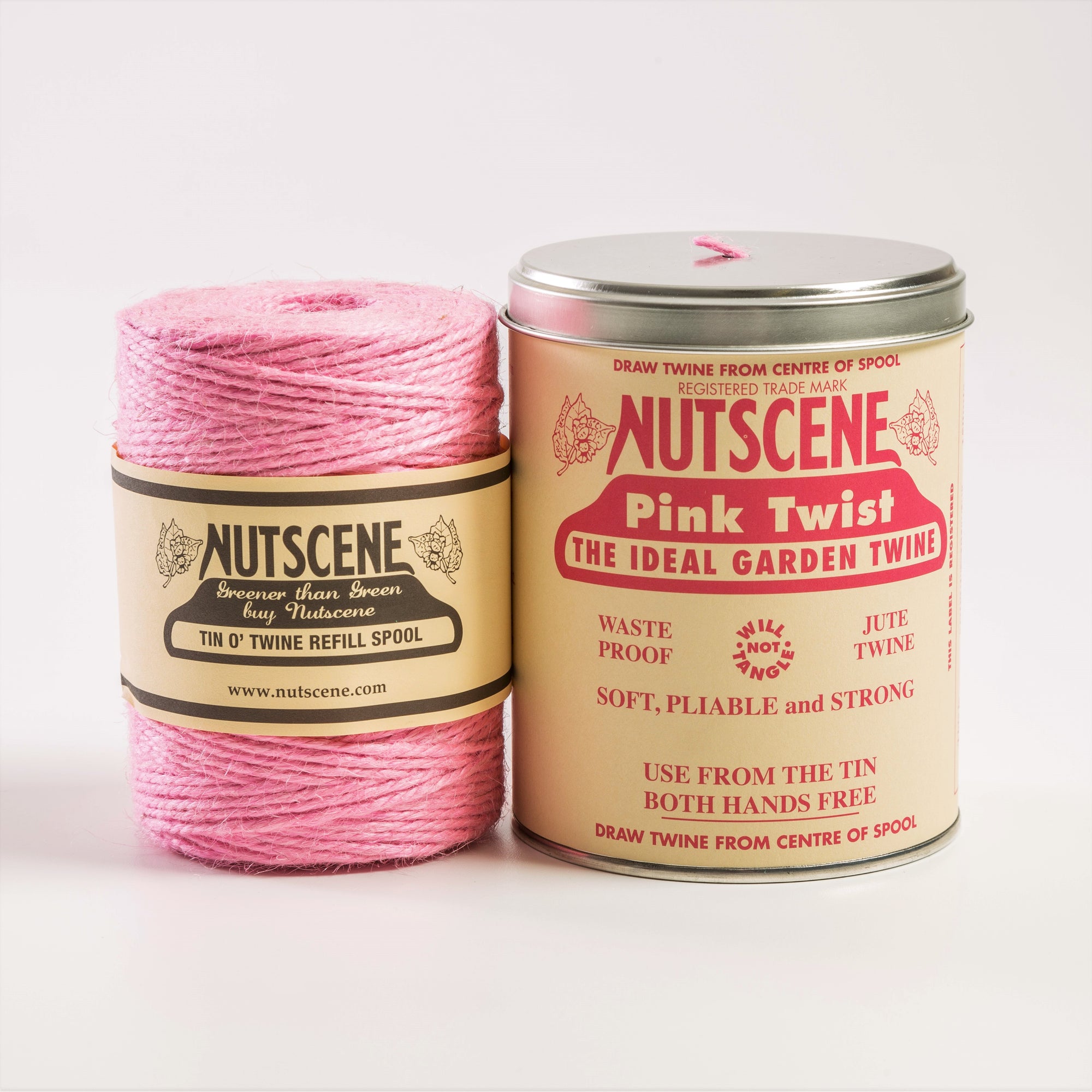 Iconic Tin of Nutscene Twine- String in a tin from the originators - Nutscene