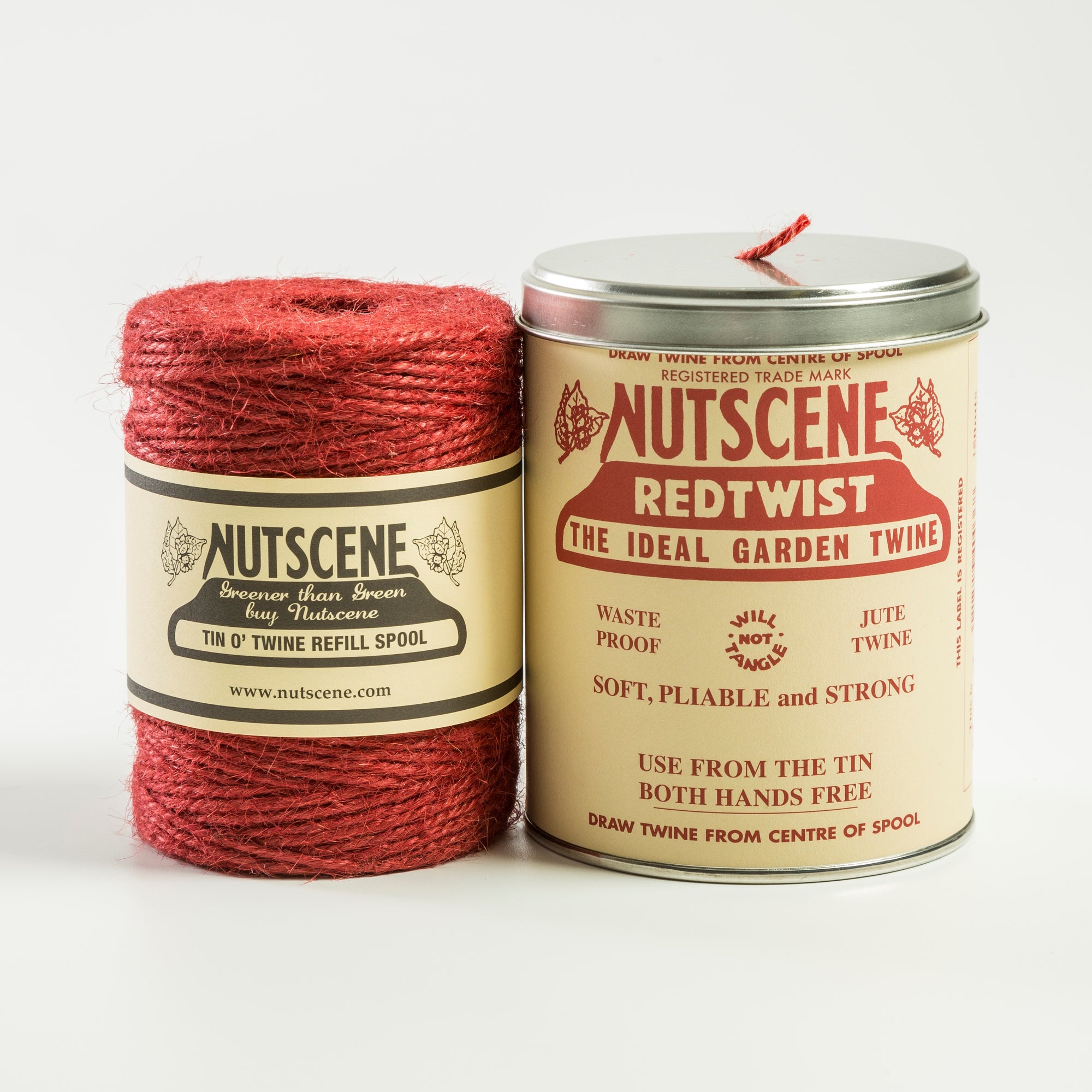 Iconic Tin of Nutscene Twine- String in a tin from the originators - Nutscene