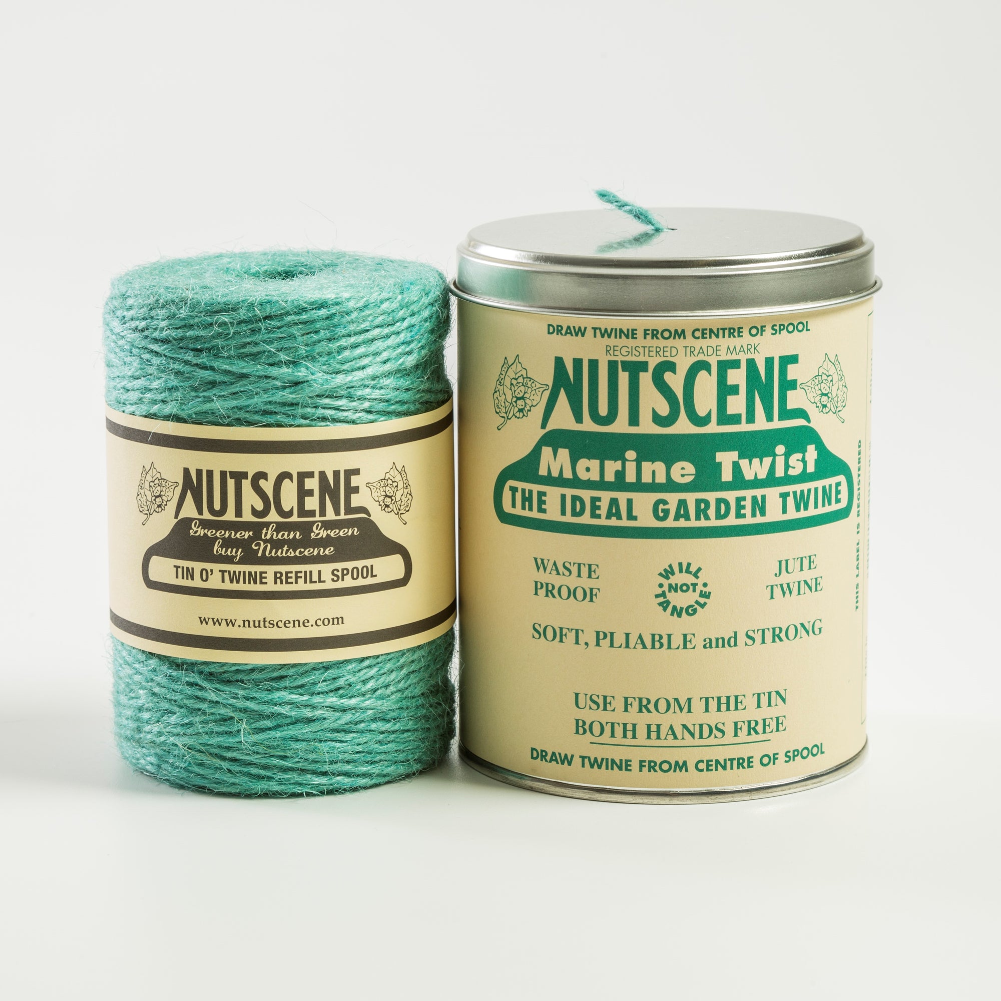 Iconic Tin of Nutscene Twine- String in a tin from the originators - Nutscene