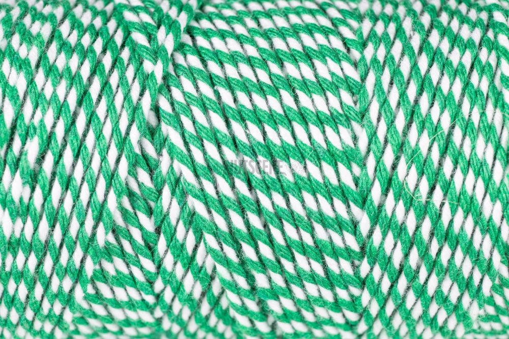 Candytwist® Twines 50M Green & White