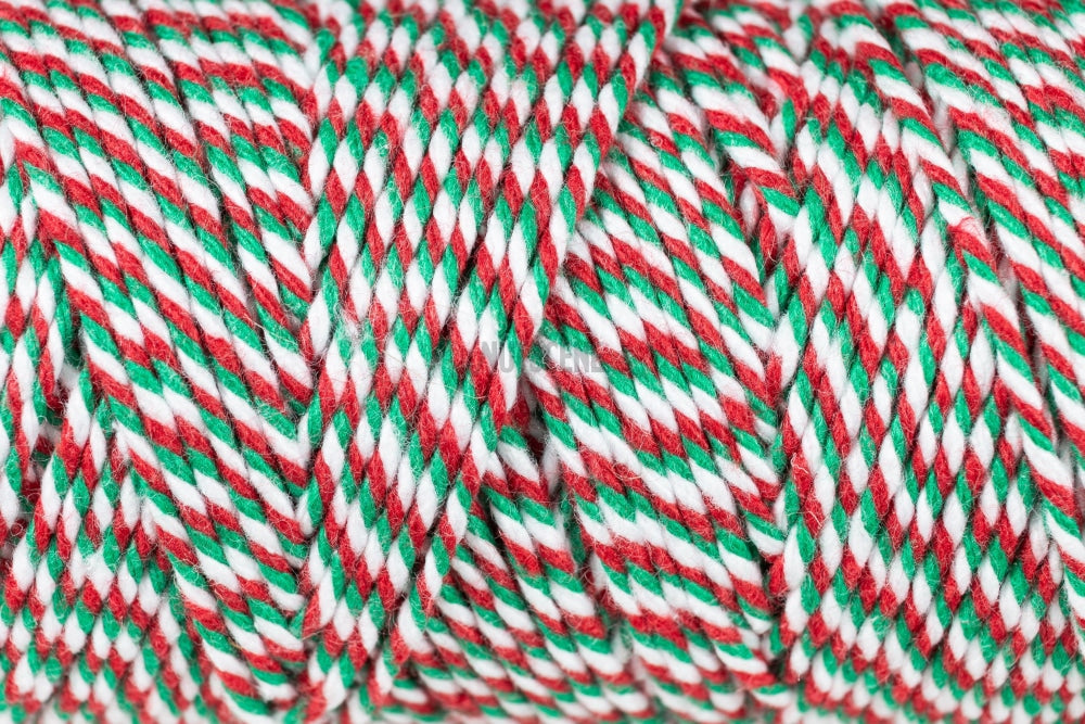 Candytwist® Twines 50M Red Green & White