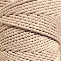 Macramé Cotton Cord Natural 100% Recycled -Nutscene Mac-Cramy New Colours - Nutscene