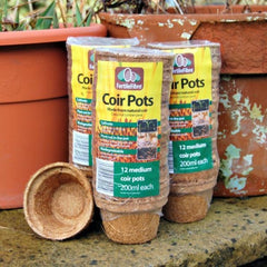 Coir Pots - 3 Packs At A Special Price! Natural Biodegradable