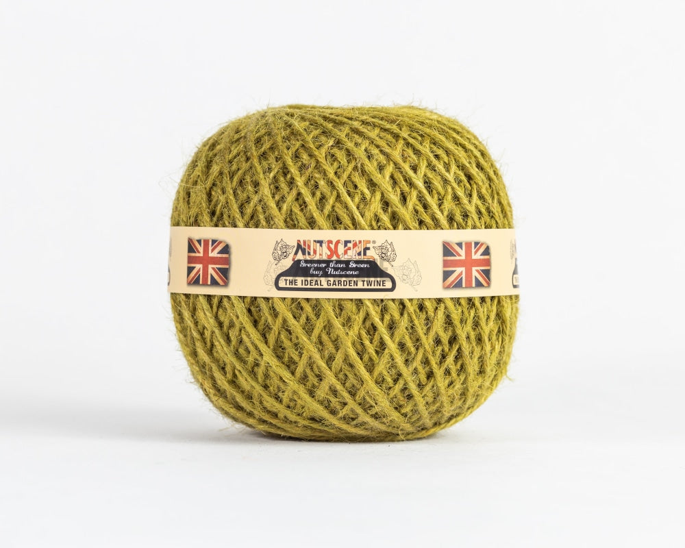 Colourful Jute Twine Balls From The Nutscene® Heritage Range Olive / 130m Ball