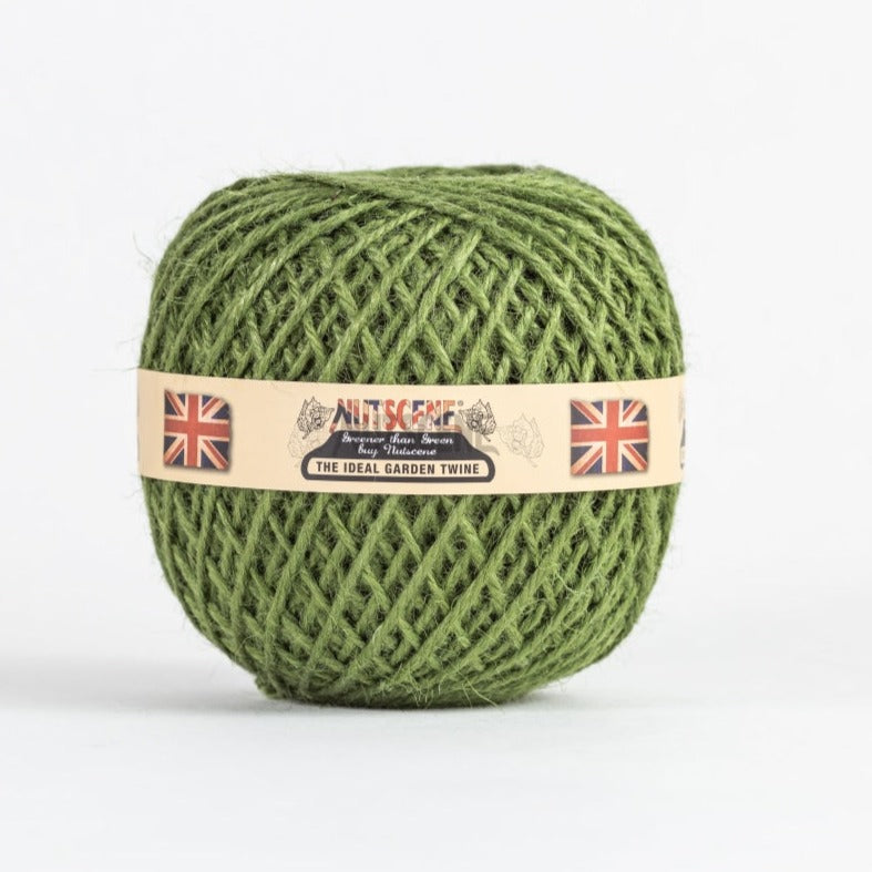 Colourful Jute Twine Balls From The Nutscene® Heritage Range Green / 130m Ball