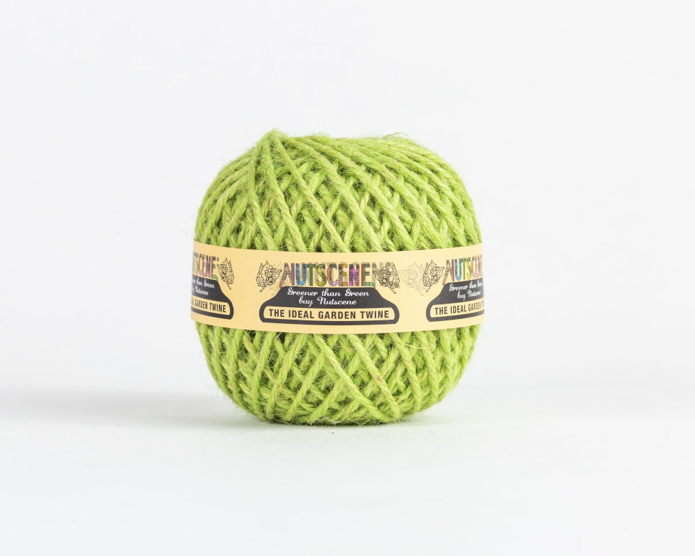 Colourful Jute Twine Balls From The Nutscene® Heritage Range Lime Green / 40M Ball