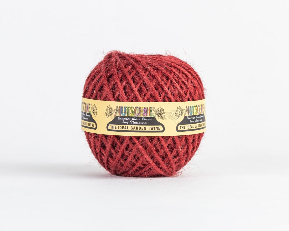 Colourful Jute Twine Balls From The Nutscene® Heritage Range Red / 40M Ball