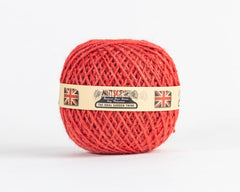 Colourful Jute Twine Balls From The Nutscene® Heritage Range Tomato Red / 130m Ball