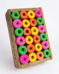 Crate Of Fabulous Neon Mini Spools - Nutscene Twine