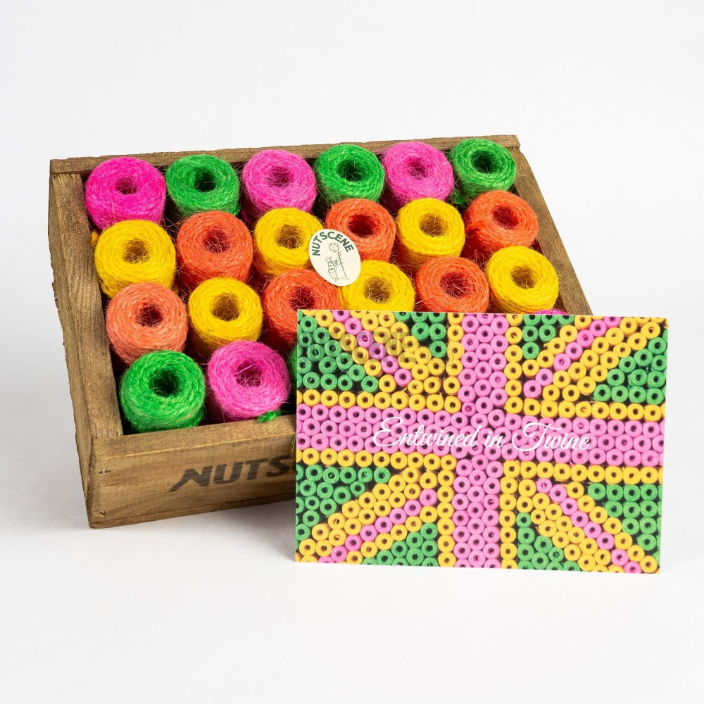 Crate Of Fabulous Neon Mini Spools - Nutscene Twine