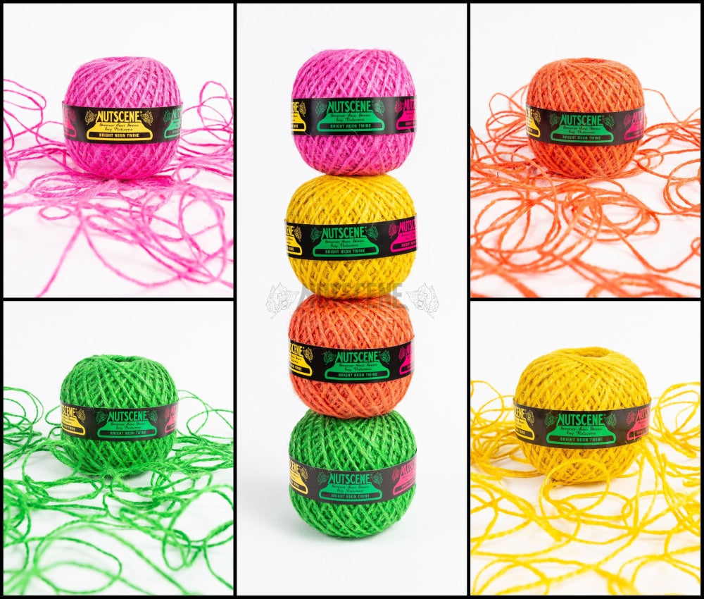 Fabulous Neon Twine; Jute In Colours By Nutscene