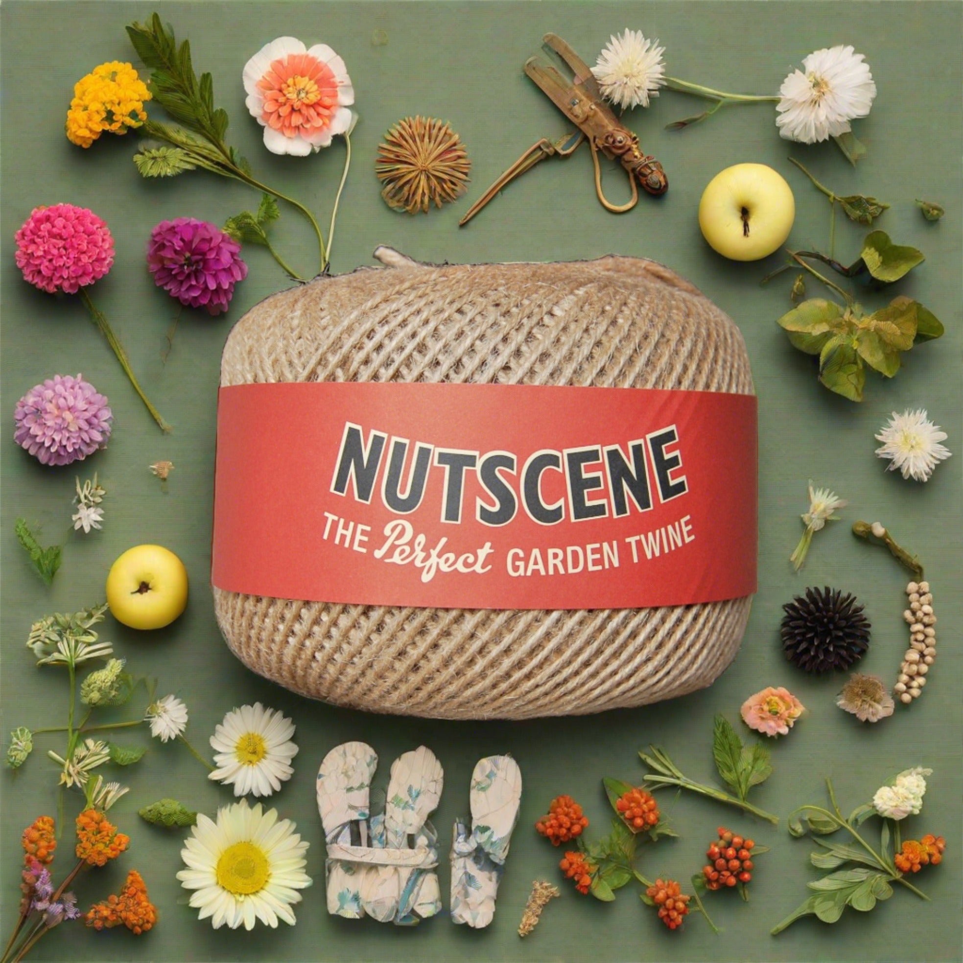 Large Ball Of Twine Jute String 600 mts ; 1 Kilo, 3ply  Nutscene ® - Nutscene