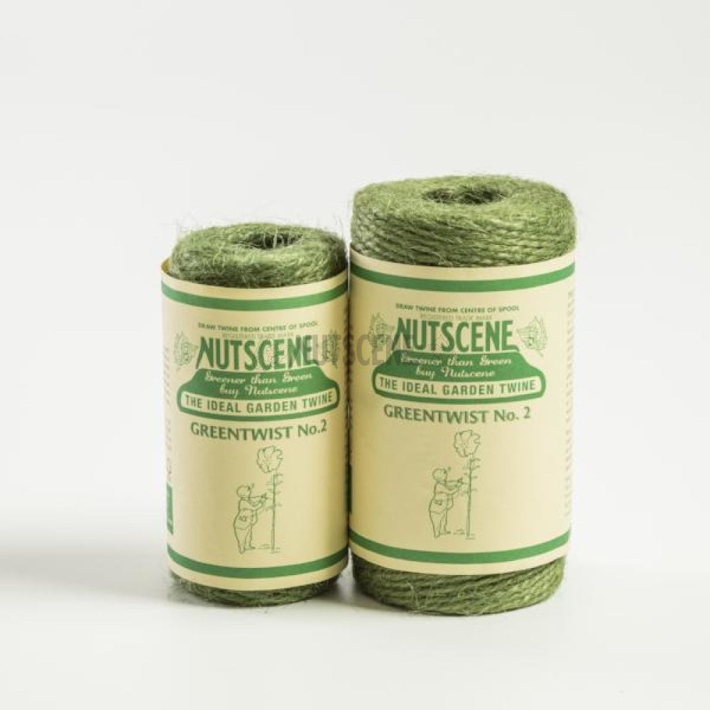 Garden Twine Nutscene Famous Greentwist Jute Spools - Special Offer 2 Ply 3 X 100M Spools