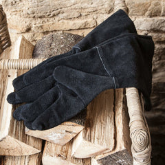 Gauntlet Gloves In Natural Or Black