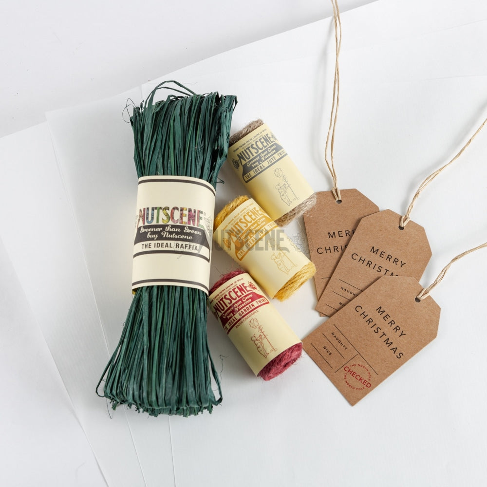 Gift Wrap Bundles with UK  Manufactured Paper, Twines, Raffia & Tags