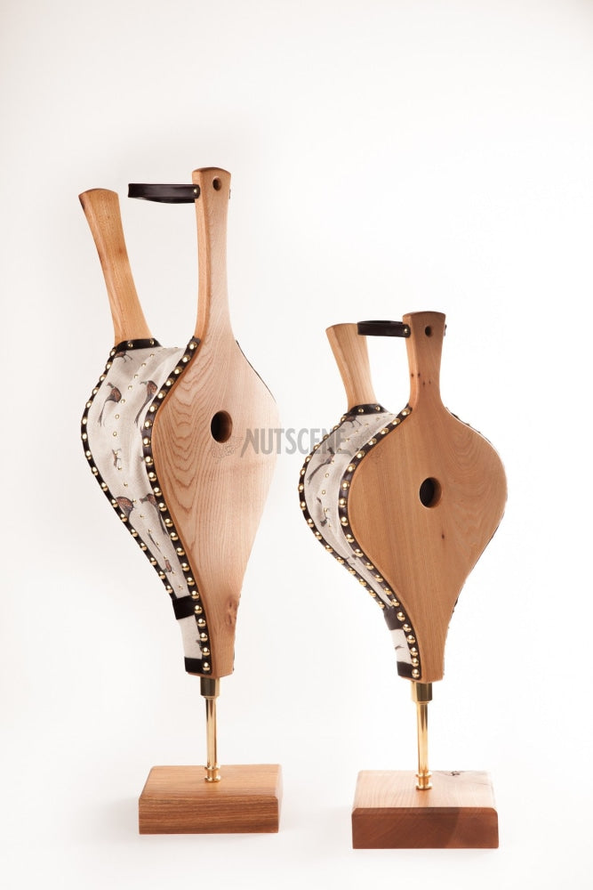 Heritage Handmade Fire Bellows-Pheasant Print Leather Trim.