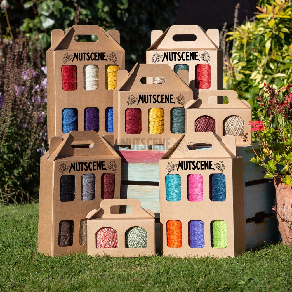 House Of Twine Collection- Heritage Nutscene Colours Six Twine Offer In Gift Box
