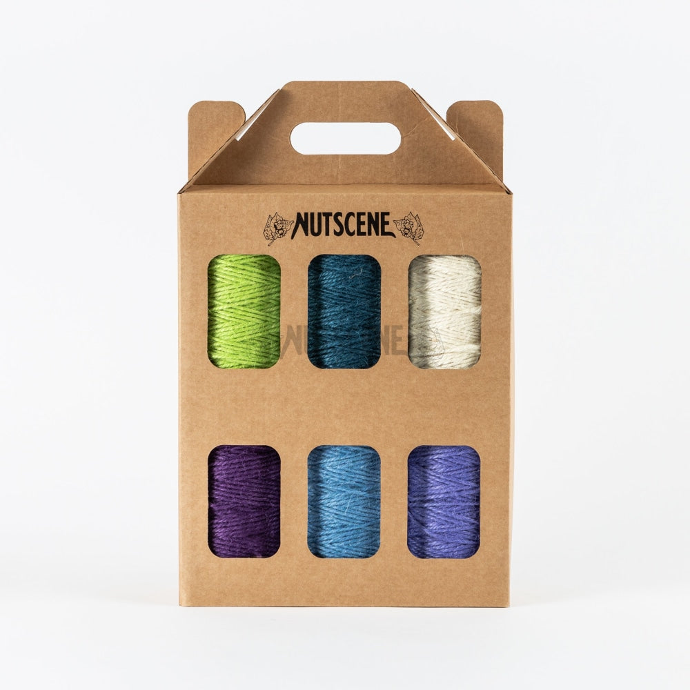 House Of Twine Collection- Heritage Nutscene Colours Six Twine Offer In Gift Box Creative