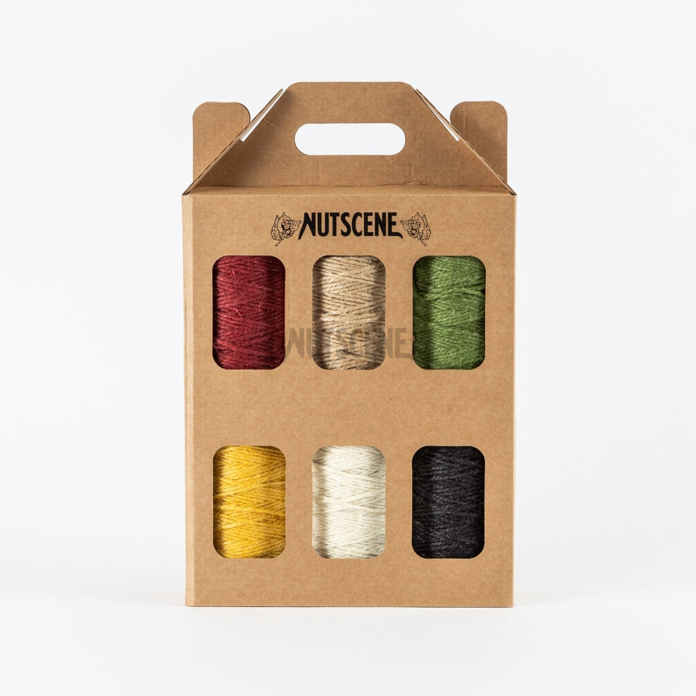 House Of Twine Collection- Heritage Nutscene Colours Six Twine Offer In Gift Box Traditional