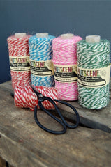 Jute Twirly Twine On A Spool ; 100 Metres Of Jute Combination Colour
